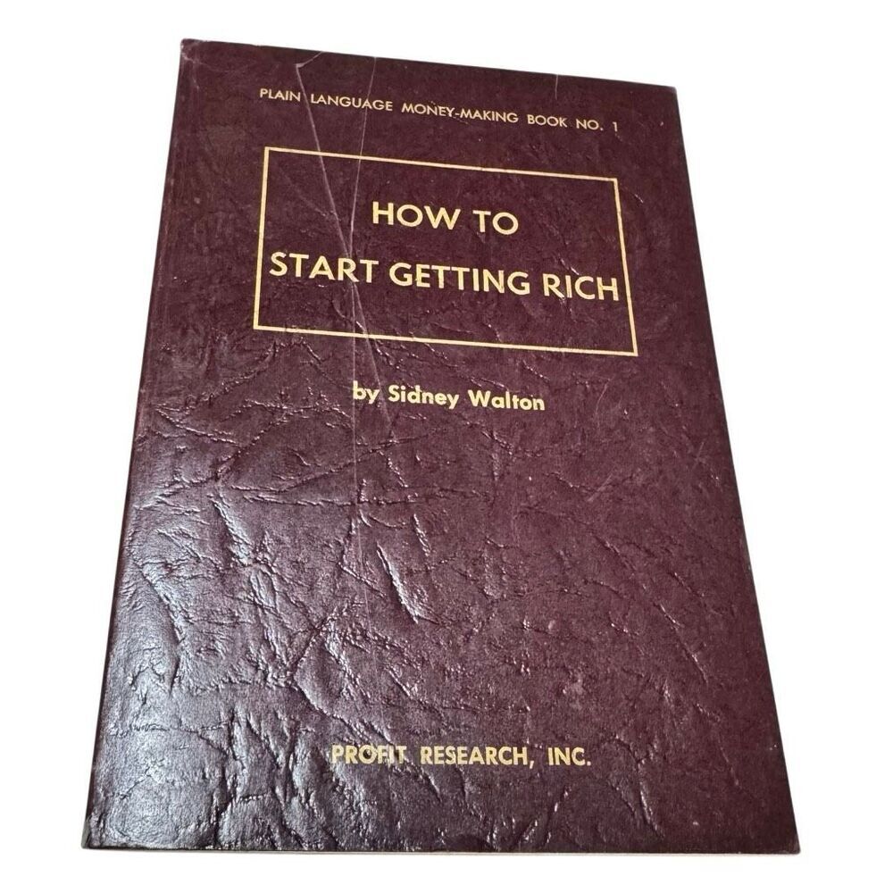 1963 Pocket Guide To How to Start Getting Rich Book No. 1